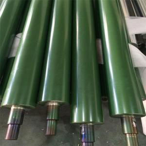 Round Teflon Coated Roller, for Conveyor Use, Pattern : Plain