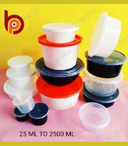 Plain Plastic Food Containers, Size : Multisizes