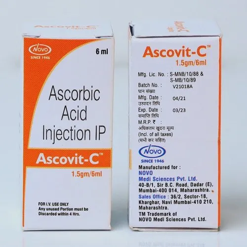 Ascorbic Acid Injection Ip At Best Price Inr Box In Jamnagar From Anant Agencies Id