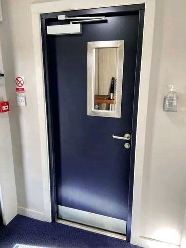 Iron Commercial Fire Resistant Door, Style : Hinged