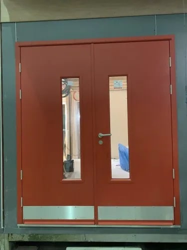 Hinged Iron Industrial Fire Resistant Door