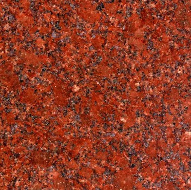 red granite blocks