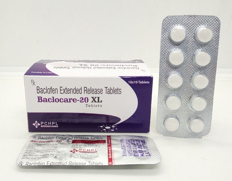 Baclofen Extended Release 20mg Tablets