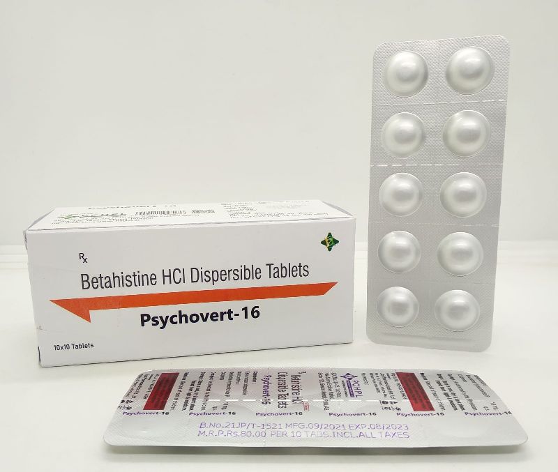 betahistine hydrochloride dispersible tablets