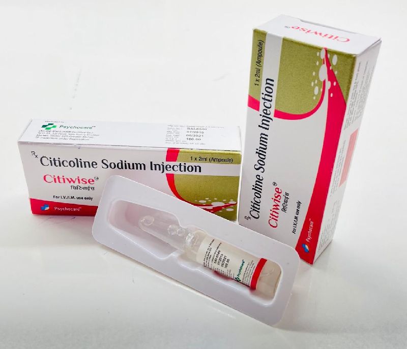 Citicoline 2ml Injection, for Clinical, Hospital, Packaging Type : AMPOULE