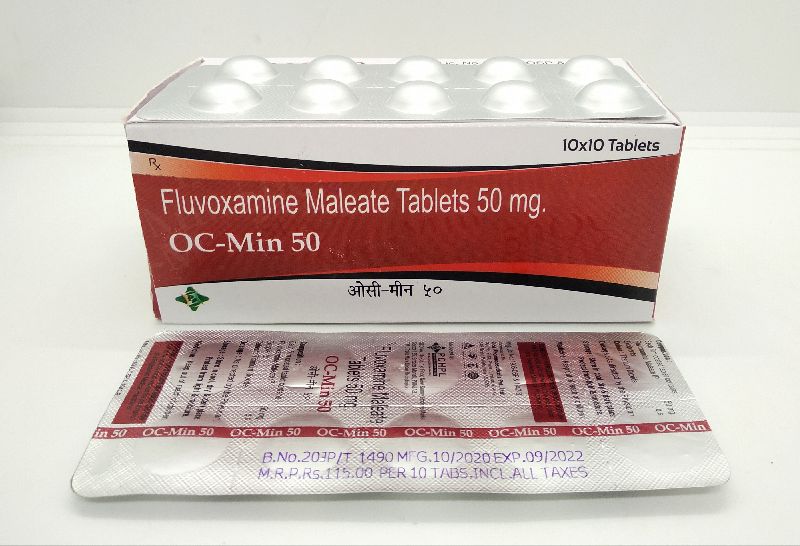 Fluvoxamine Maleate 50mg Tablets