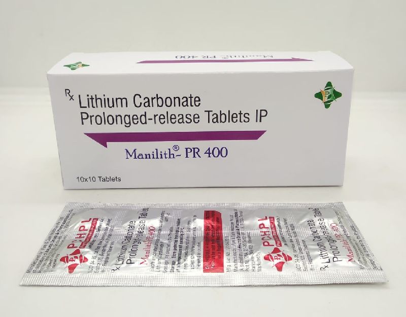 Lithium Carbonate PR 400mg tablets, for Hospital, Purity : 99.9%