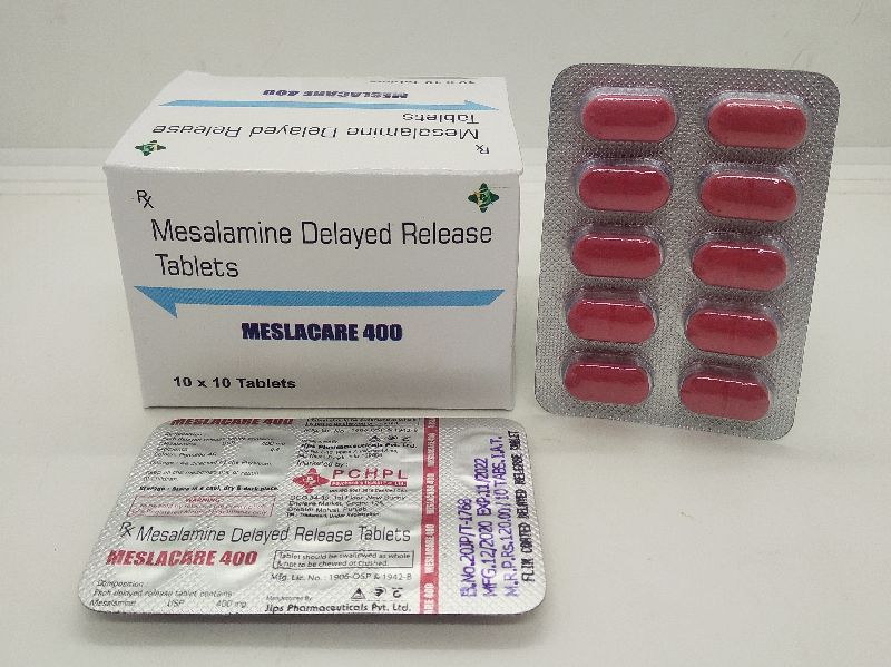 Mesalamine Delayed Release 400mg tablets