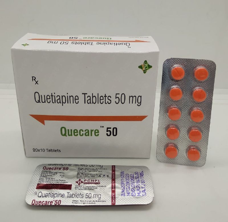 Quetiapine Fumarate 50mg Tablets