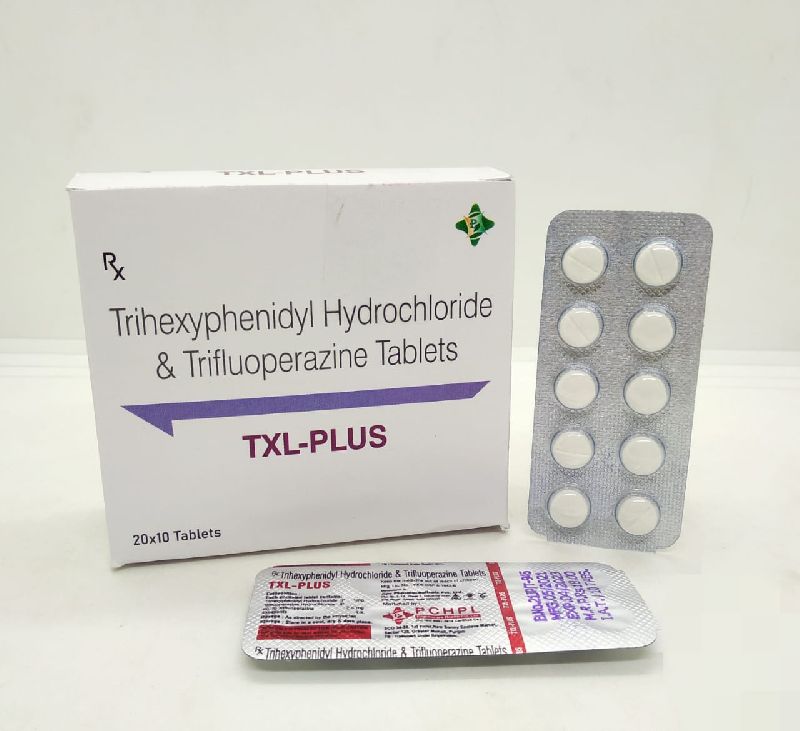 Trihexyphenidyl trifluoperazine hydrochloride tablets, for Clinical, Hospital