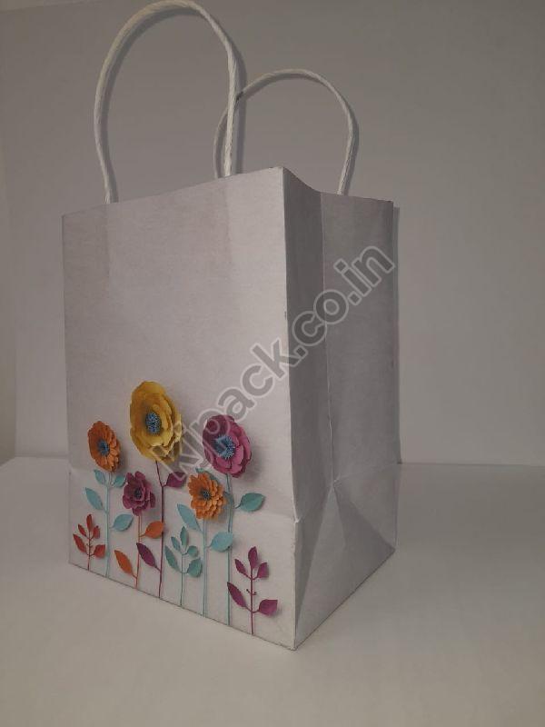 Shopping bag design, floral ornament Stock Vector by ©Kudryashka 5376836