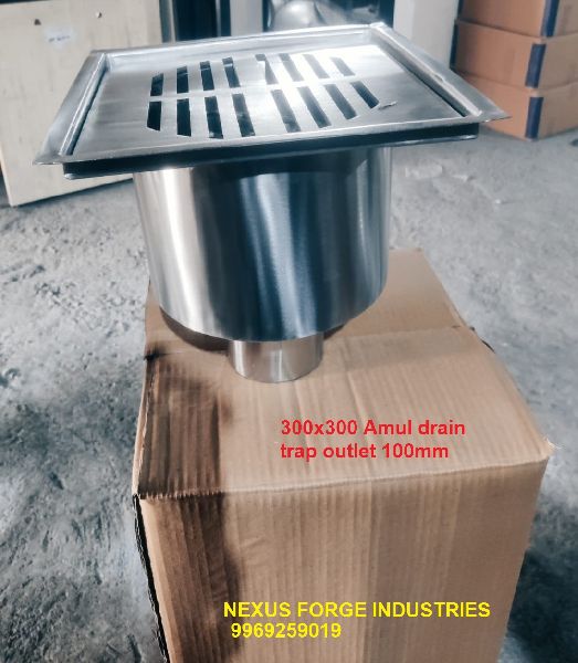 Stainless Steel Amul Drain Trap For Draining Color Silver Nexus Forge Industries Mumbai