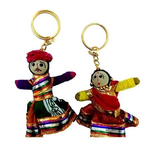 Rajasthani Puppets Key Chain at best price INR 16 / Piece in Jaipur