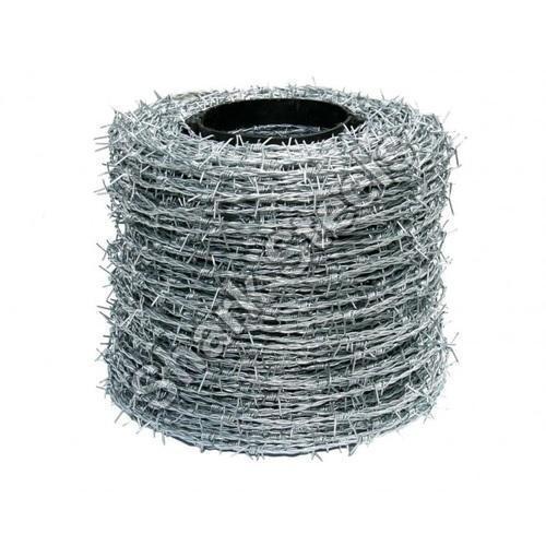Iron Barbed Wire Rolls, Length : 20-40mtr