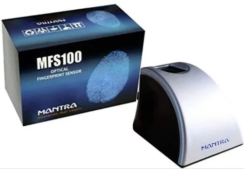 Rectangular Acrylic Mantra Fingerprint Scanner, for Grey, Certification : CE Certified