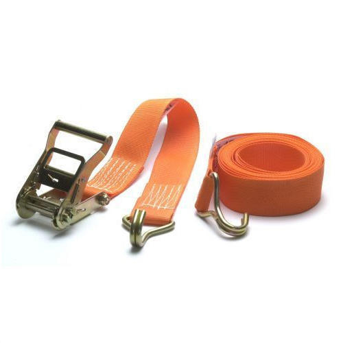 Polyester Cargo Lashing Ratchet Belt, for Industrial, Capacity : 1 to 5 ton