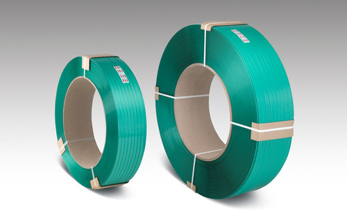 Plain Green Strapping Roll, Width : 9mm-32mm