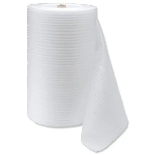Plain White EPE Foam Roll, for Wrapping
