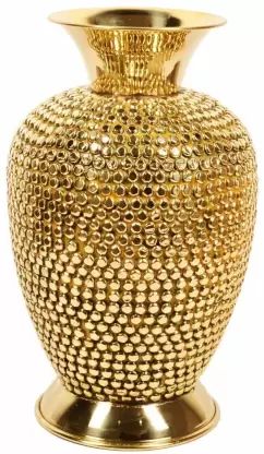 Polished Brass Vase, for Good Quality, Durable, Attractive Designs, Pattern : Plain