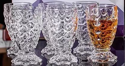 Polished Crystal Glass Set, Feature : Durable, Fine Finishing, Unique Designs