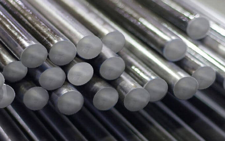 Polished Nickel Alloy Round Bar, for Industrial, Length : 1-1000mm