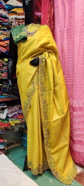 Cut Work Silk Sarees