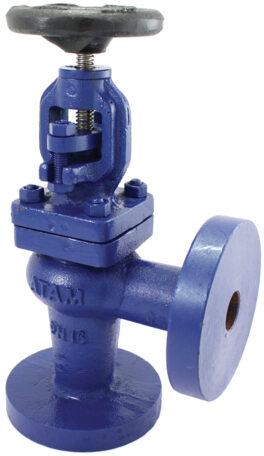 Cast iron flanged ends junction steam stop valve