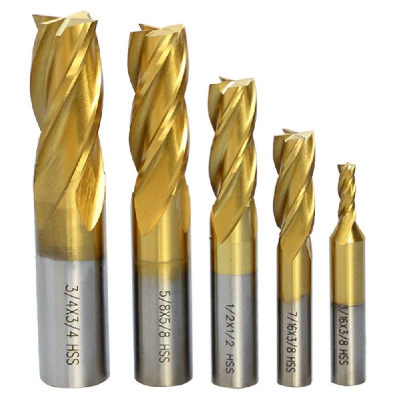 Polished Metal End Mill Cutter, for Drilling, Feature : Corrosion Resistance, High Quality, High Tensile