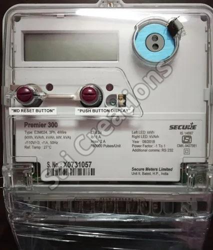 50Hz-65Hz Secure HT Energy Meter, Certification : CE Certified