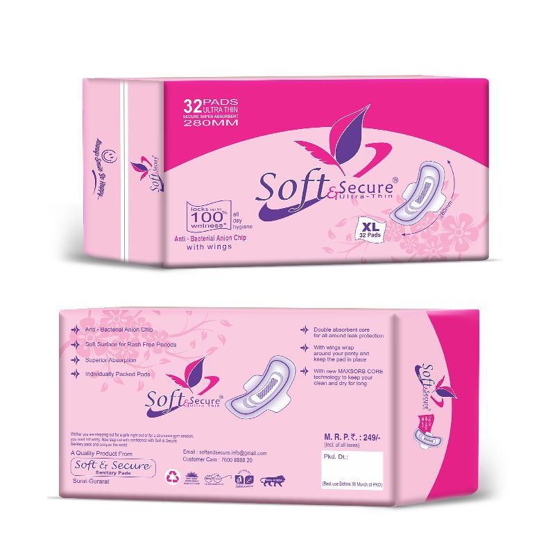 white-soft-secure-winged-cotton-sanitary-pad-size-280mm-xl-style