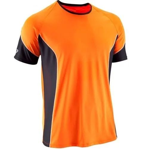 Plain Mens Polyester T Shirt, Occasion : Casual Wear