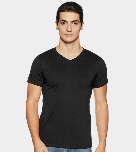 Mens V Neck T Shirt, Size : L, XL, XXL