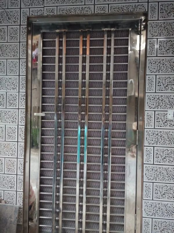 Stainless Steel Door, INR 1,400 / Square Feet by DK Steel from Hari ...