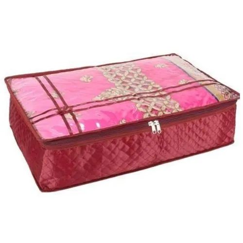 Plastic Saree Packing Bag, Pattern : Plain