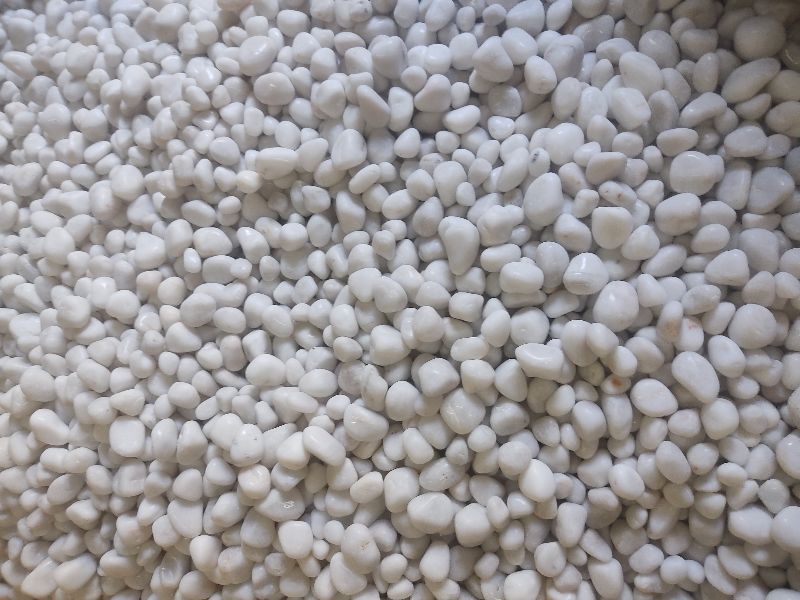 Natural Stone White Polished Pebbles