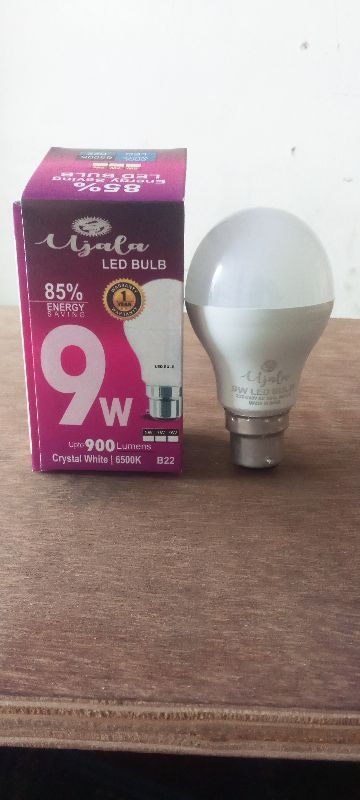 Ujala Aluminum 7 Watt Led Bulb, Power Consumption : 7W