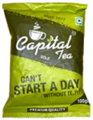 Capital Tea Gold 100 Gram, Packaging Type : Plastic Packet