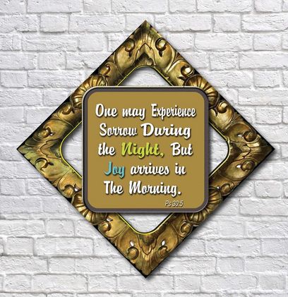Square Polished Wooden AF-English-001 Vajra Wall Frame, for Decoration, Size : 12X12, 6X6, 9X9 Inch