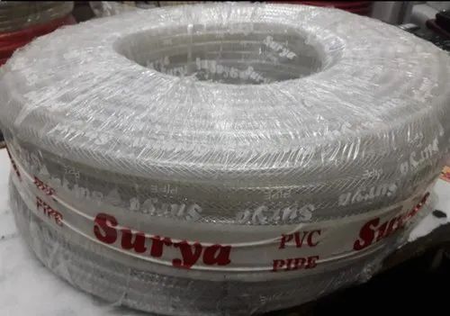 Surya PVC Nylon Braided Pipe, Length : 100m