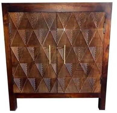Wooden Storage Cabinet, Shape : Square