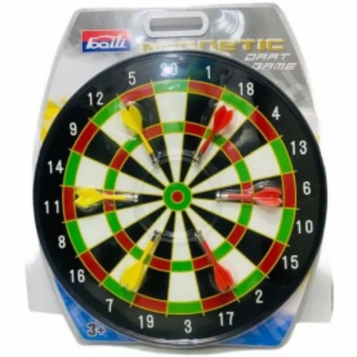 Circle Wooden Dart Board Game, Size 12 X 12 Inch, Color