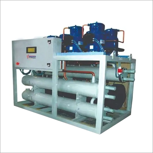 Polished Electric Mild Steel Industrial Chiller Plant, Specialities : Rust Proof, Long Life, High Performance