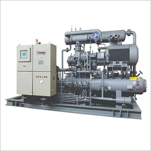 220V Electric Stainless Steel Semi Hermetic Chiller, Phase : Single Phase