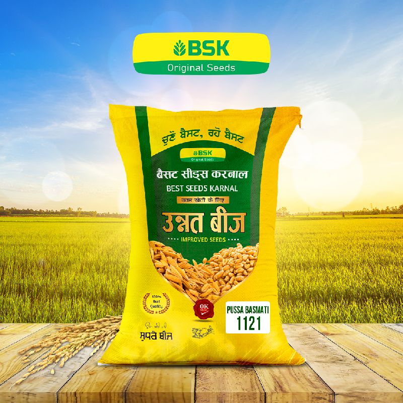 PUSA BASMATI 1121 Basmati Seed, Packaging Size : 30 KG MAXIMUM