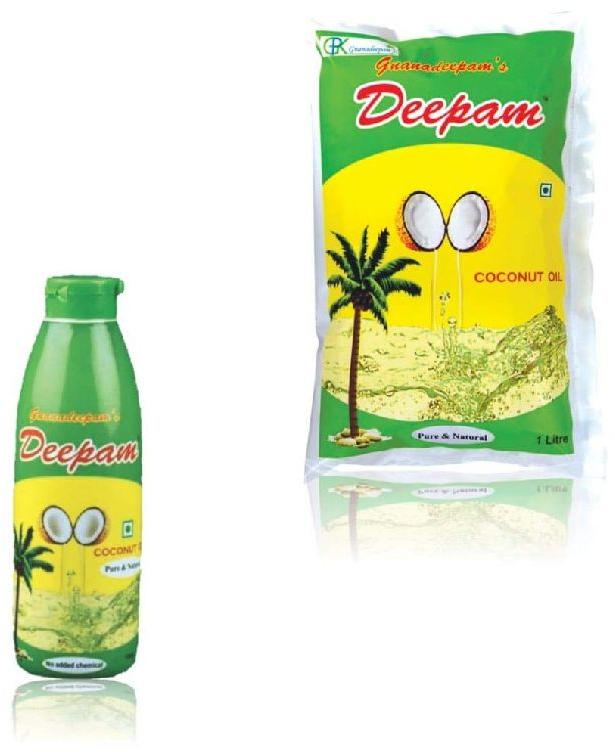 Deepam Coconut Oil, for Cooking, Style : Natural