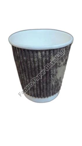 Round 250 ml Ripple Paper Cups, Size : Standard