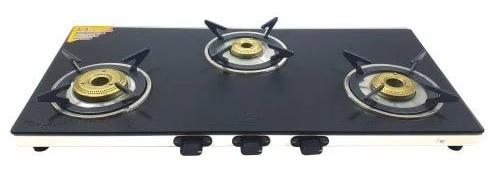 Rectangular Jyoti Sleek 3 Burner Gas Stove