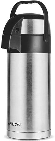 Milton Beverage Vacuum Flask, Color : Silver