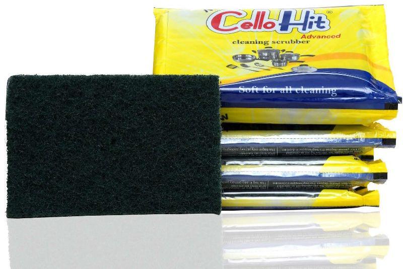 Rectangle Foam CelloHit Big Scouring Pads, for Surface Cleaning, Utensils Cleaning, Size : Standard