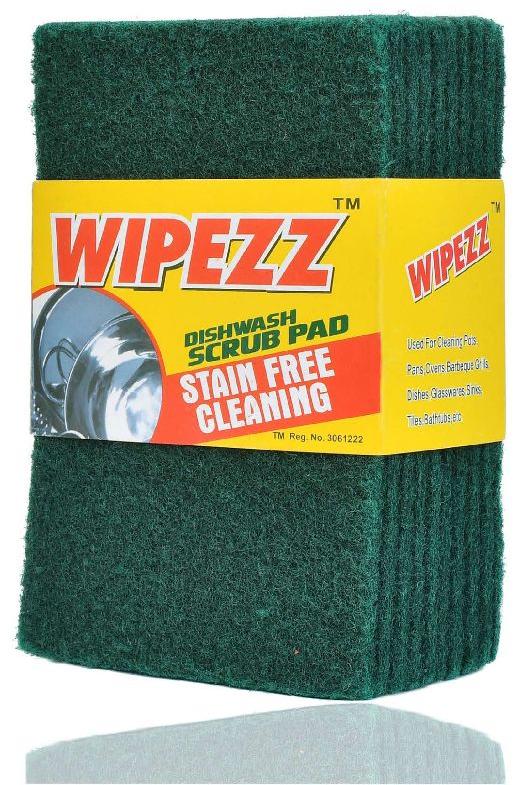 Wipezz 4X6 MD Dishwash Scrub Pads, for Cleaning, Technics : Machine Made